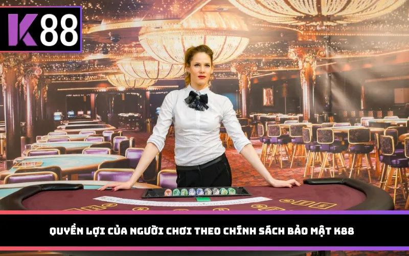 Quyền lợi của người chơi theo chính sách bảo mật K88