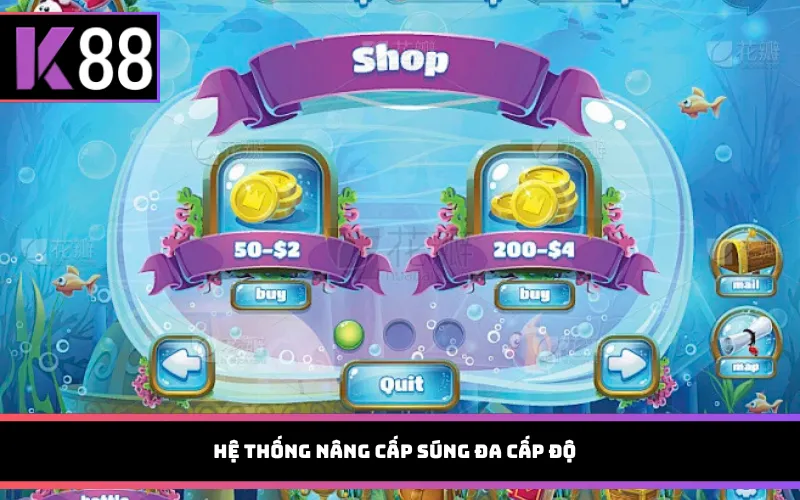 Hệ thống nâng cấp súng đa cấp độ